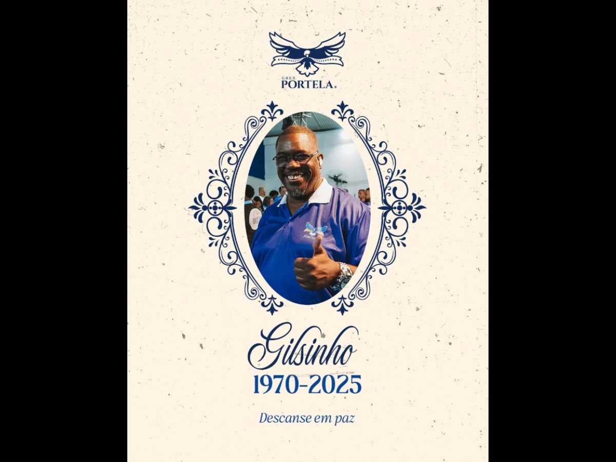 Luto no Carnaval! Morre Gilsinho, intérprete da Portela, aos 55 anos
