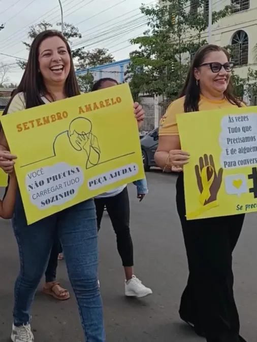 Sena Madureira inicia campanha Setembro Amarelo com caminhada de conscientização