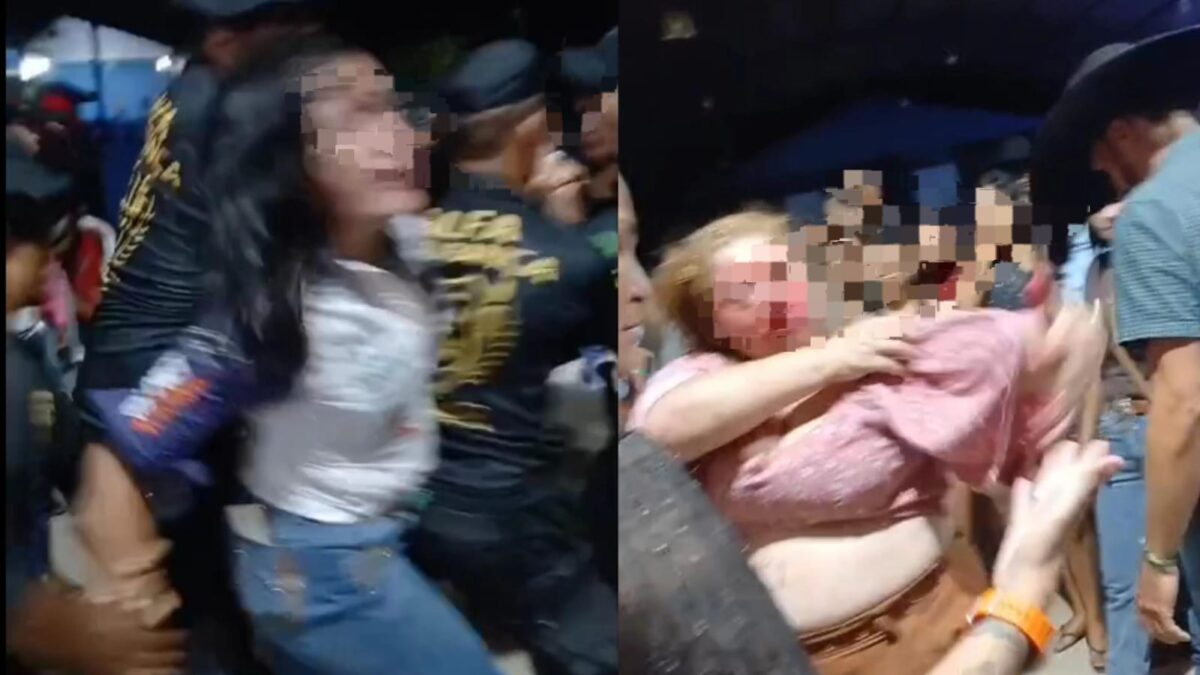 VÍDEO: Briga generalizada é registrada entre duas mulheres após Cavalgada no Clube AABB