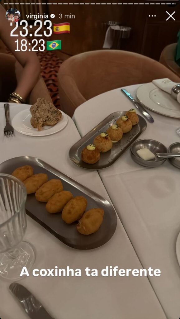 virginia-se-reune-com-taina-castro-e-eder-militao-em-jantar-em-madri