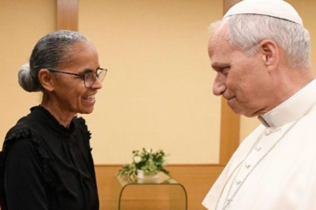 marina-silva-convida-papa-leao-xiv-para-a-cop30,-em-belem
