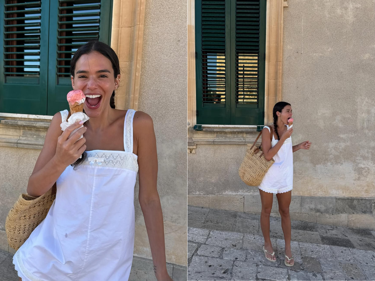 Bruna Marquezine desfila elegância com look no Business of Fashion em Paris