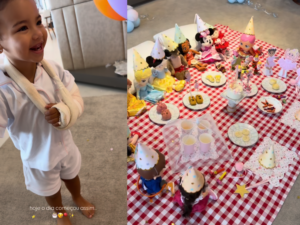 Bruna Biancardi mostra detalhes da 2ª comemoração de aniversário de Mavie, sua filha com Neymar