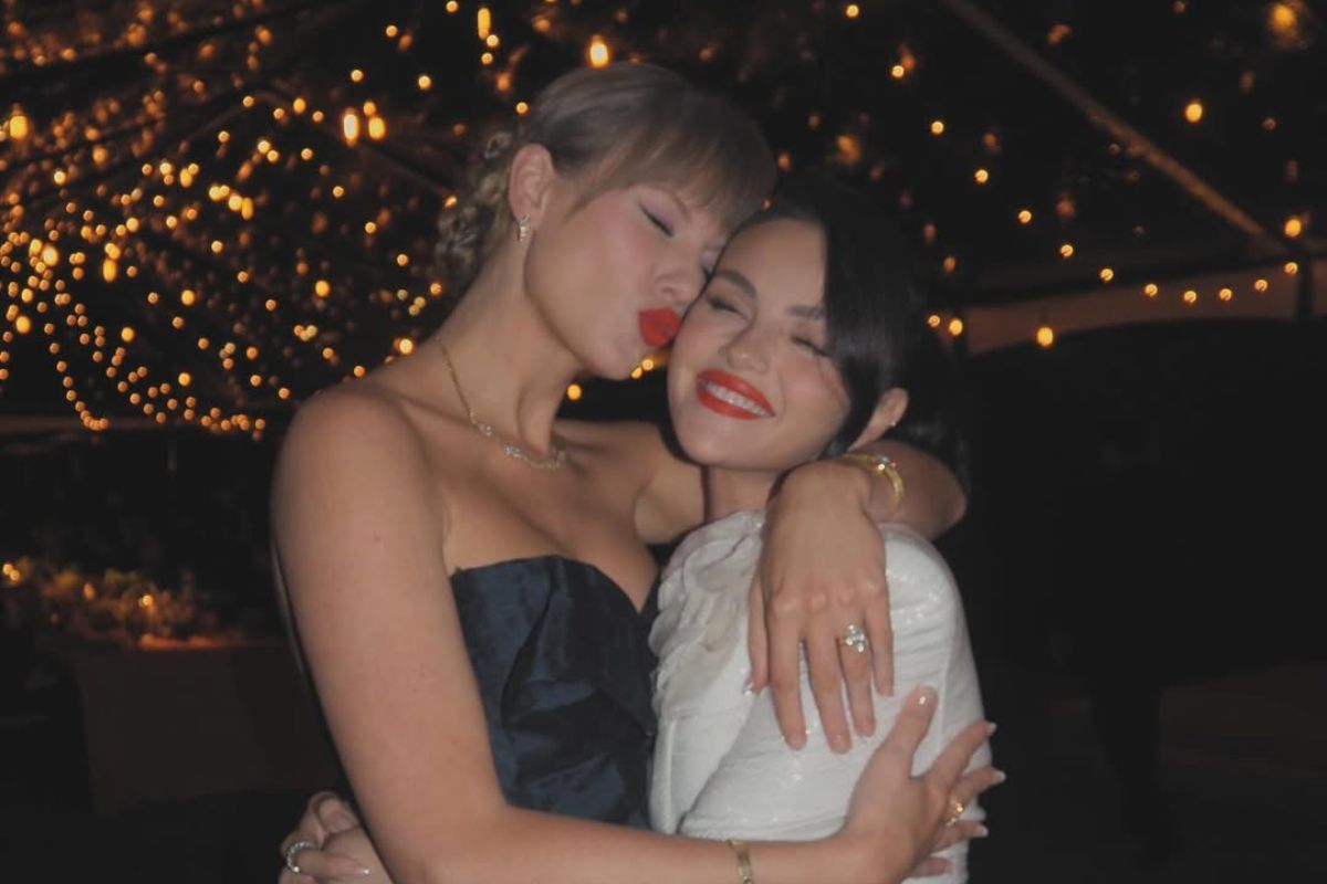 Selena Gomez mostra bastidores do casamento ao lado de Taylor Swift