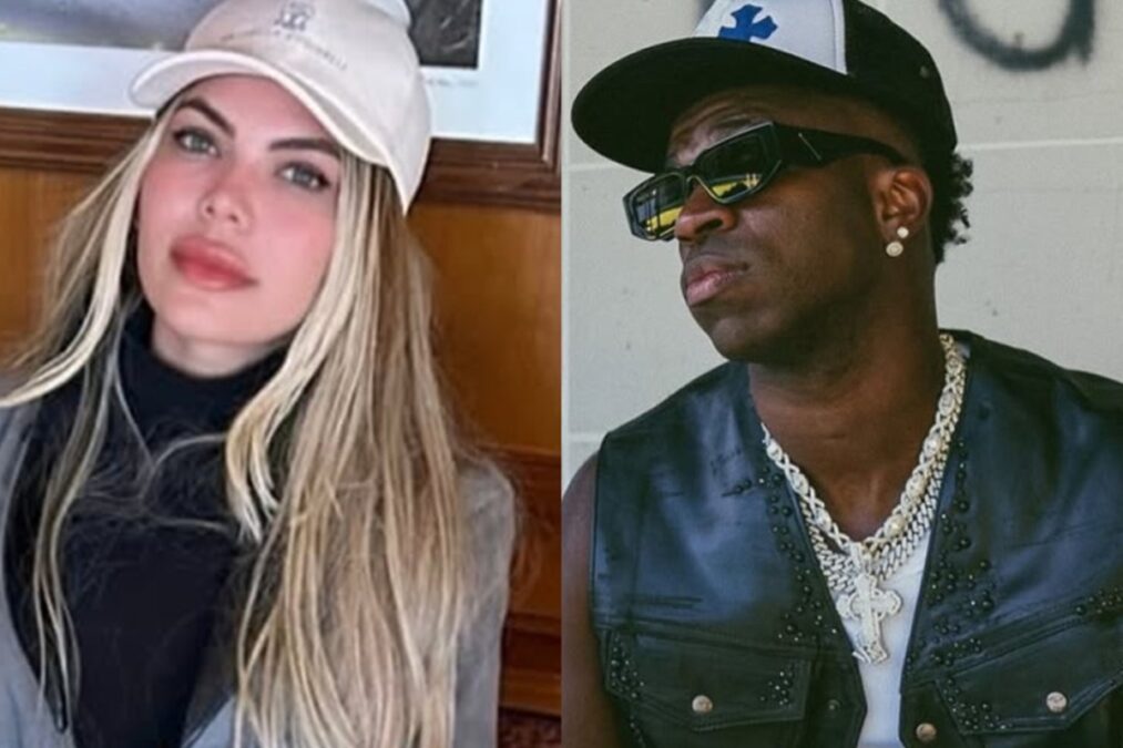 Modelo brasileira revela detalhes do affair e encontros com Vini Jr.