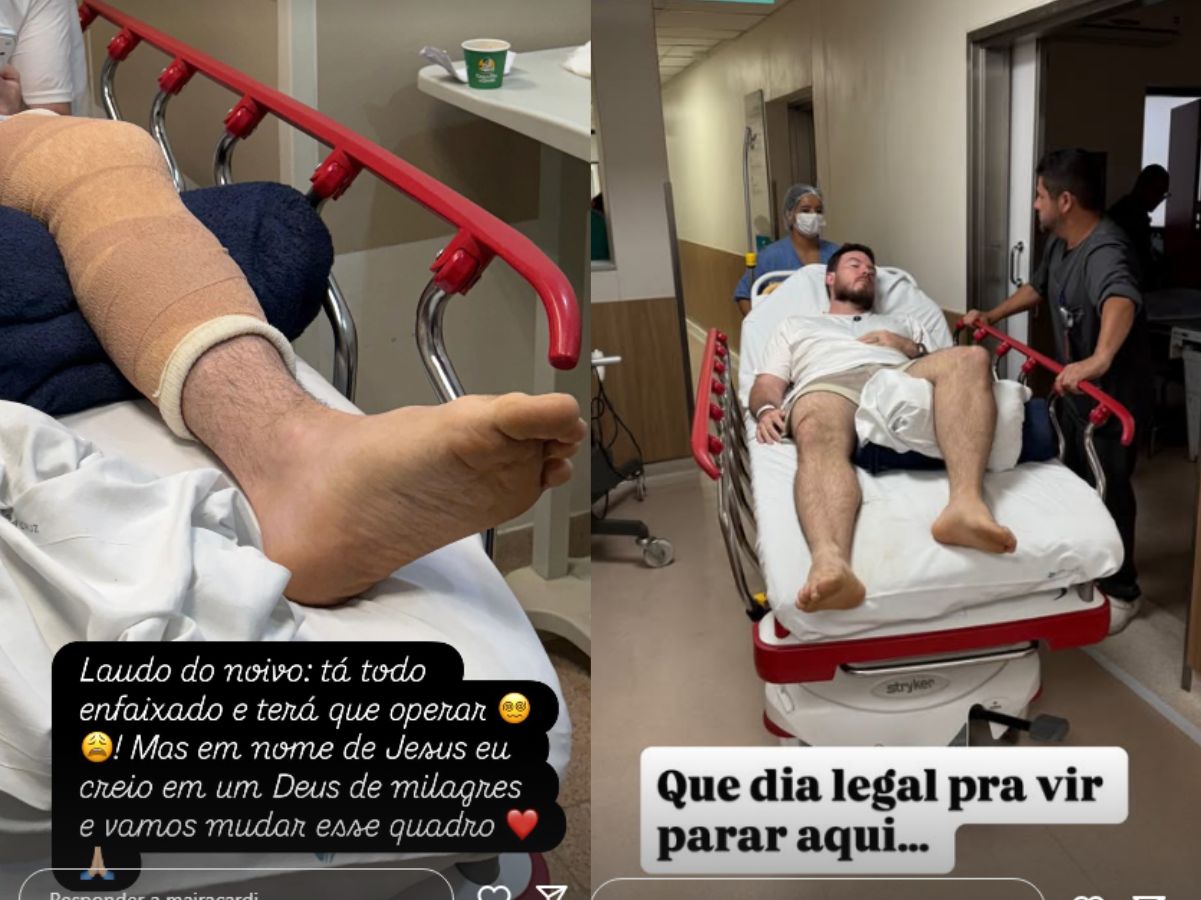 Thiago Nigro é internado durante renovação de votos com Maíra e fala sobre acidente