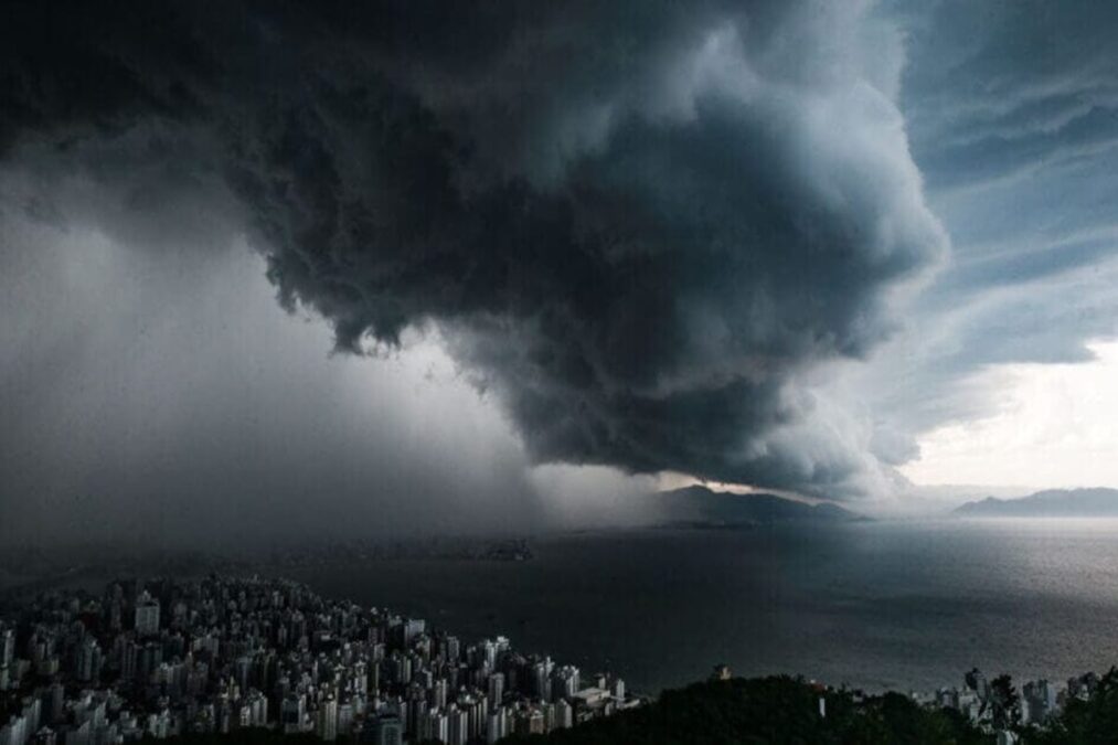 Perigo: Inmet emite alerta diante de ciclone extratropical. Veja onde