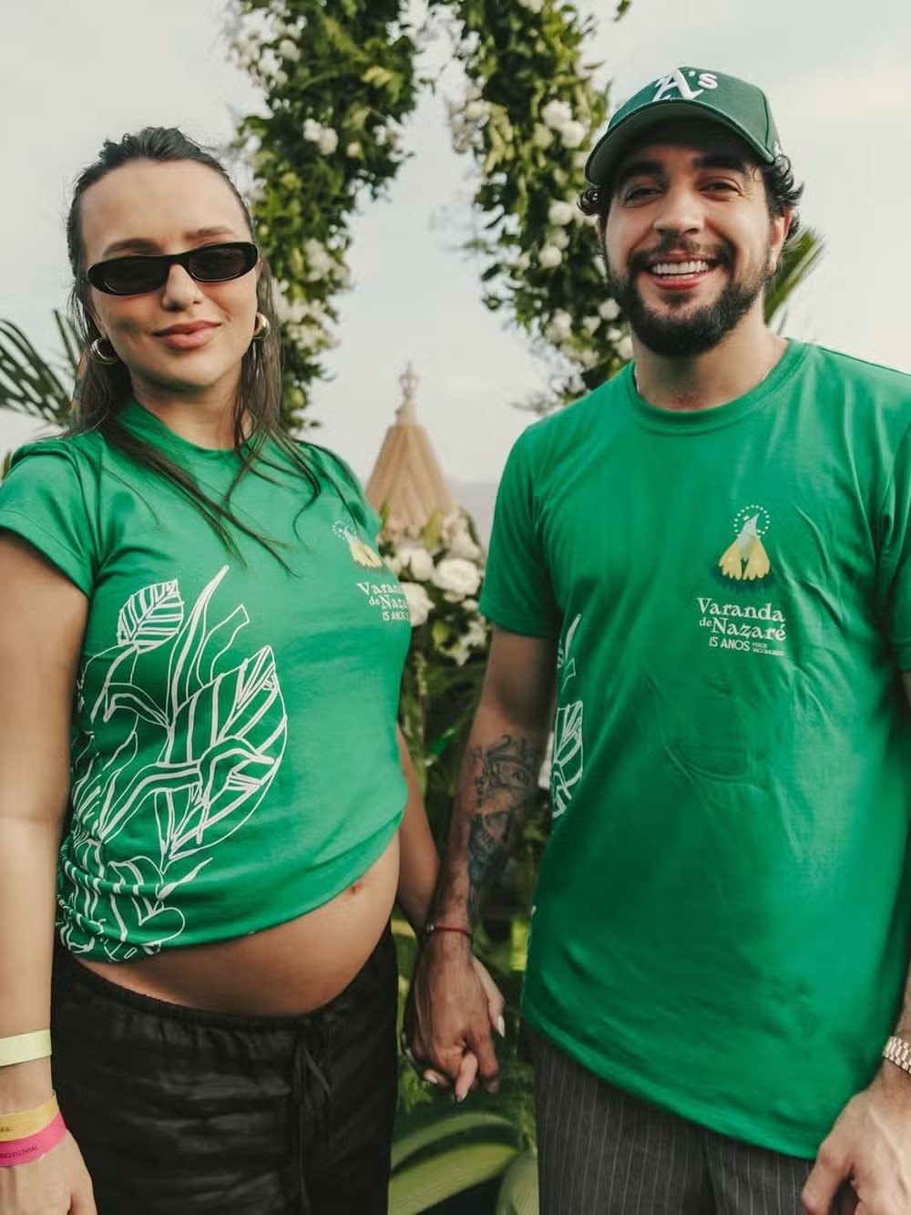 Rafa Kalimann e Nattan marcam presença no Círio de Nazaré: “Muito especial”