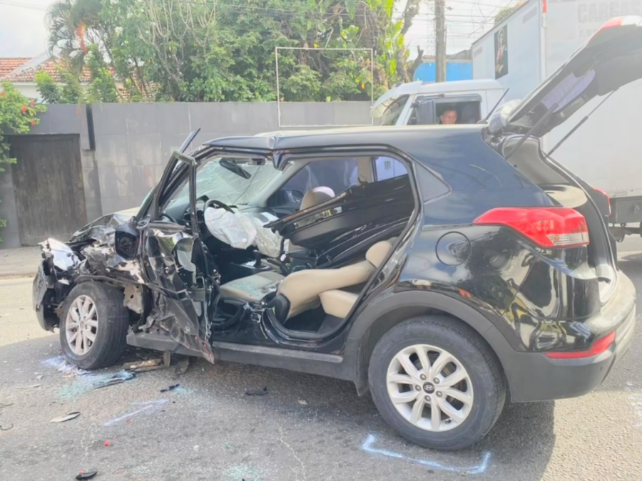 Nasceu de novo: irmã de Gil do Vigor sofre grave acidente de carro; veja imagens