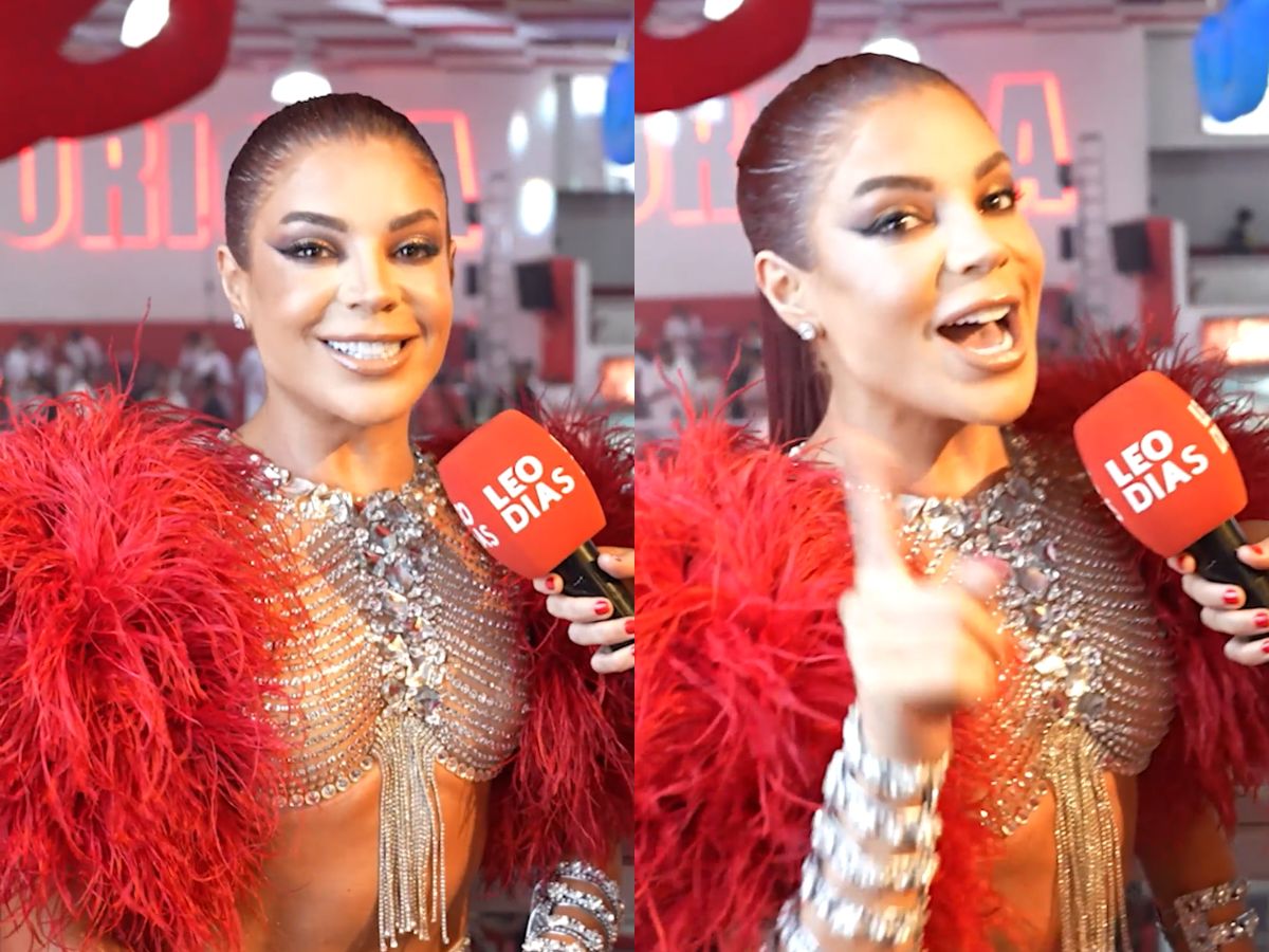 Empenhada no samba: Gkay brilha no Salgueiro e revela planos amorosos para o Carnaval
