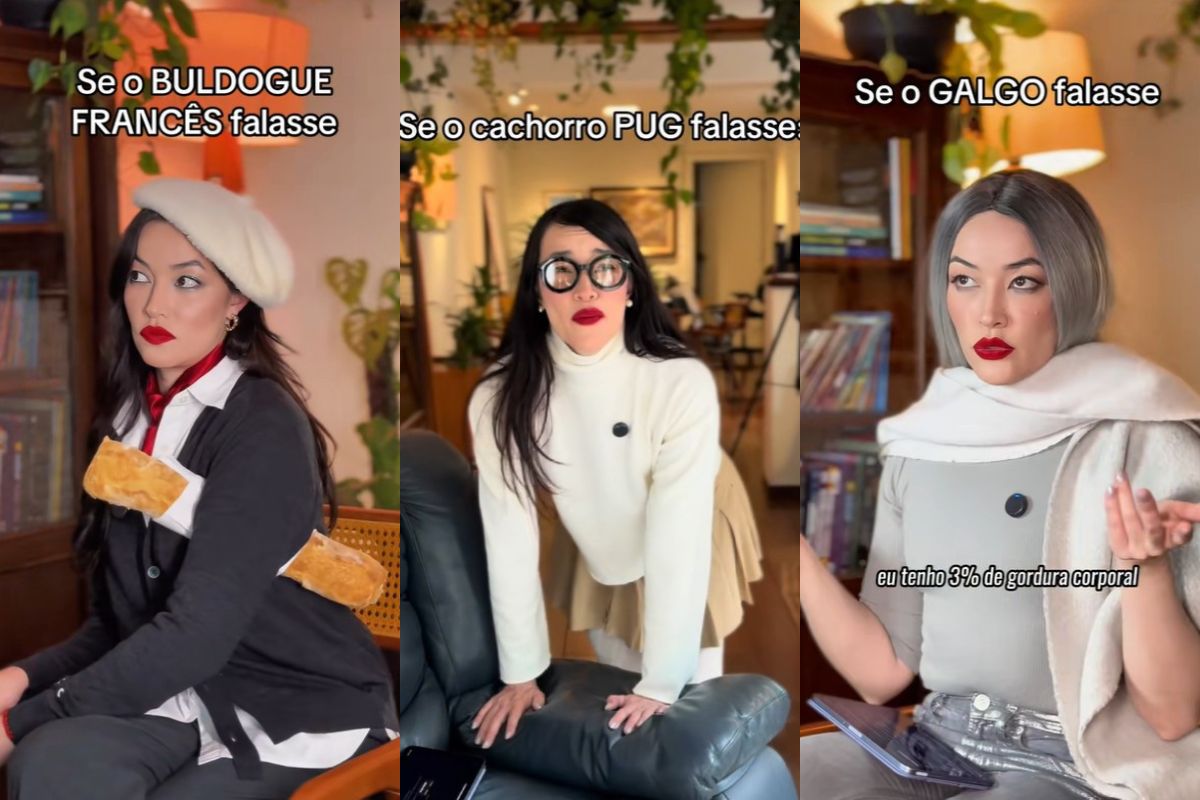 Influencer viraliza ao dar voz e alma a raças de cachorros; veja vídeo