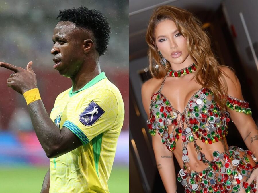 Ligadinha! Virginia acorda cedo para assistir Vini Jr. jogar pela Seleção: “Animação”