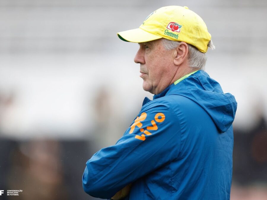 CBF quer renovar contrato de Ancelotti até 2030 e projeta definir futuro antes da Copa