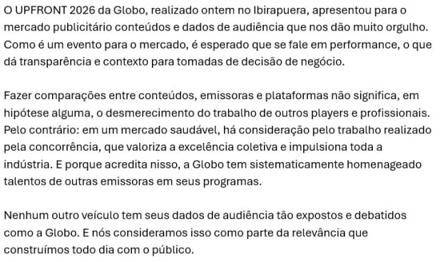 globo-se-pronuncia-apos-repercussao-de-alfinetadas-a-band:-“nao-e-desmerecimento”