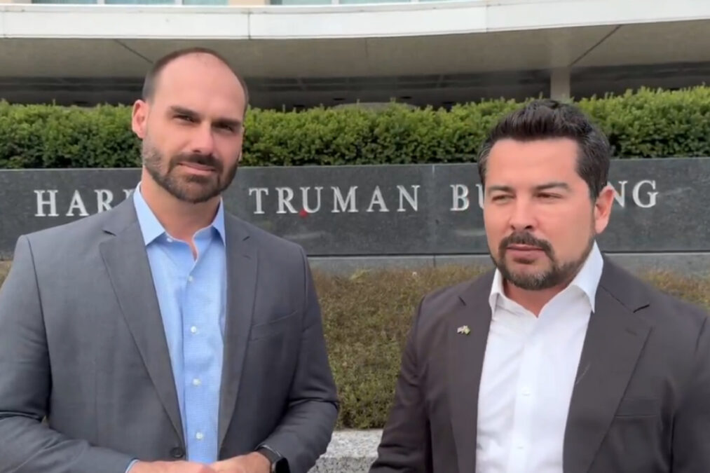 Eduardo visita departamento de Rubio um dia antes da reunião de Vieira