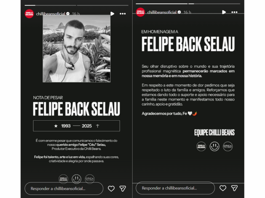 Chilli Beans emite nota de pesar após morte de produtor e ator de “Malhação”