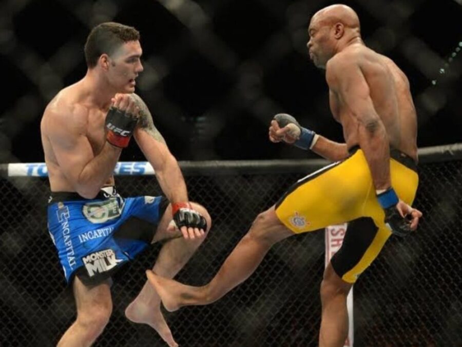 Anderson Silva e Chris Weidman farão trilogia em duelo de boxe em Miami