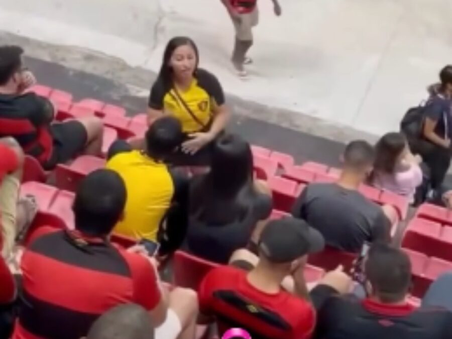 “Me humilhei”: mulher traída em estádio narra briga antes de jogo no Recife