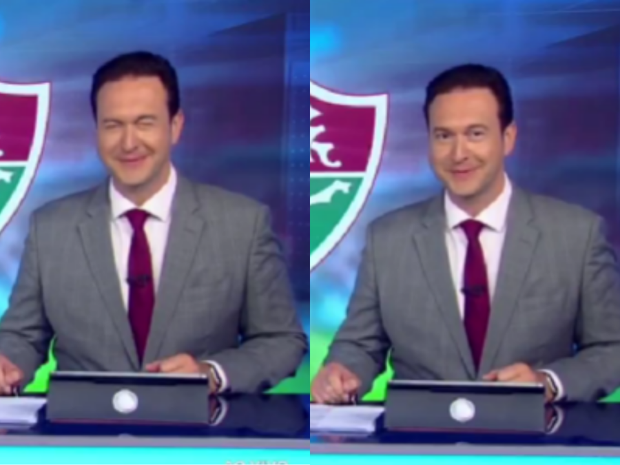 Âncora do “Jornal da Record” se confunde e cita a Globo ao vivo