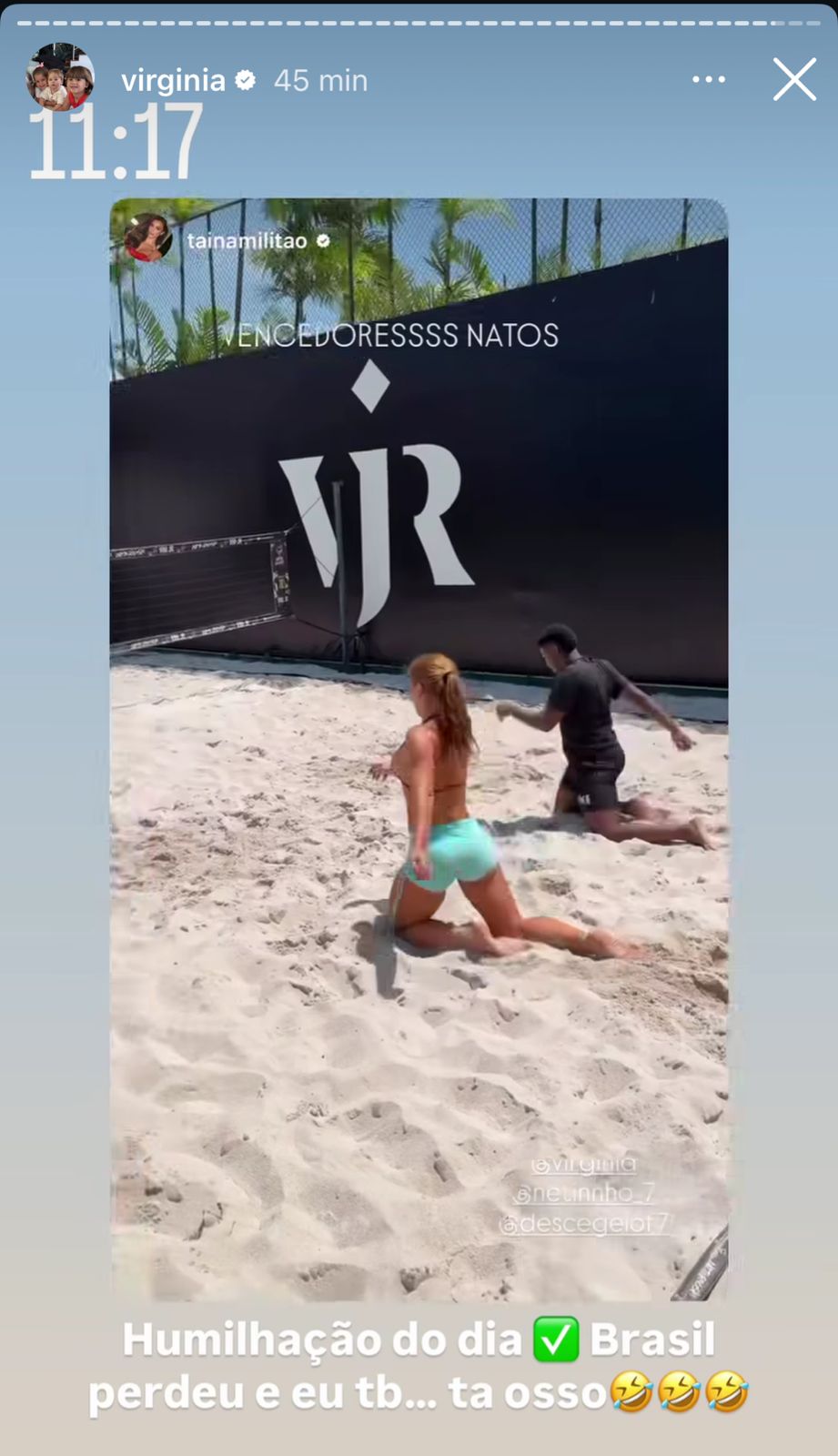De Ludmilla a Virginia: Confira famosos que aderiram à febre do beach tennis
