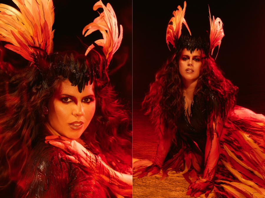 Tati Machado surge de fênix em baile de halloween e fala sobre renascimento e futuro