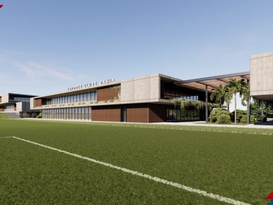 Bahia anuncia novo CT com 12 campos, miniestádio e hotel para jogadores