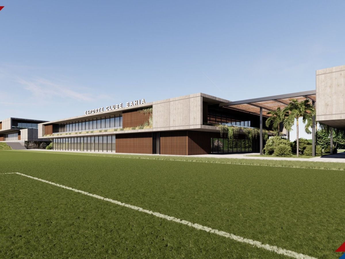 Bahia anuncia novo CT com 12 campos, miniestádio e hotel para jogadores