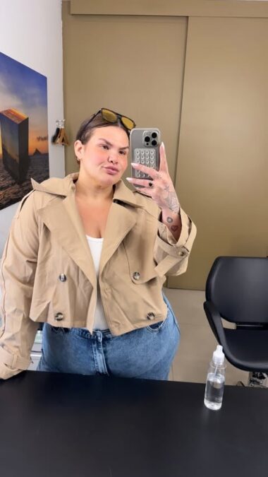 Após bariátrica, Thaís Carla quer voltar às passarelas e alfineta: “Nunca me via”