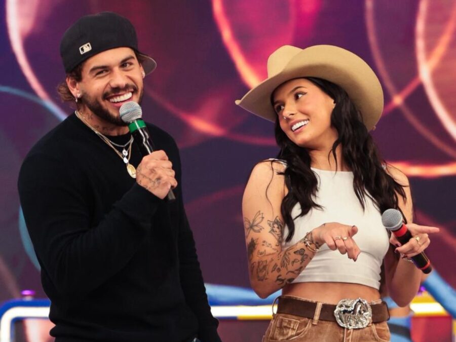 Mimos! Zé Felipe compartilha vídeo de Ana Castela presenteando seus filhos com Virginia Fonseca