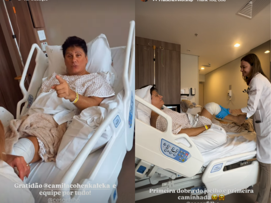 César Filho é diagnosticado com artrose e passa pela 3ª cirurgia no joelho