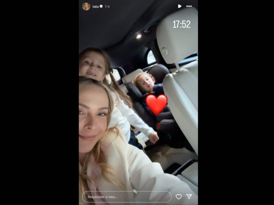 Após se pronunciar sobre separação de Cocielo, Tata Estaniecki posta foto com os filhos