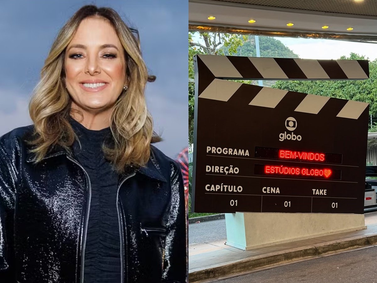 Tici Pinheiro grava vinheta de fim de ano da Globo e comenta possível ida à emissora