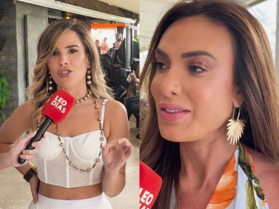 Nicole Bahls comenta polêmica com Dona Déa no “Domingão com Huck”: “Foi só brincadeira”
