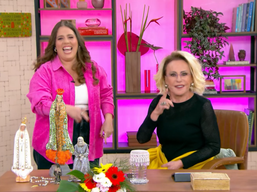 Ana Maria brinca sobre “piriri” e agradece Tati Machado por salvar a manhã no “Mais Você”