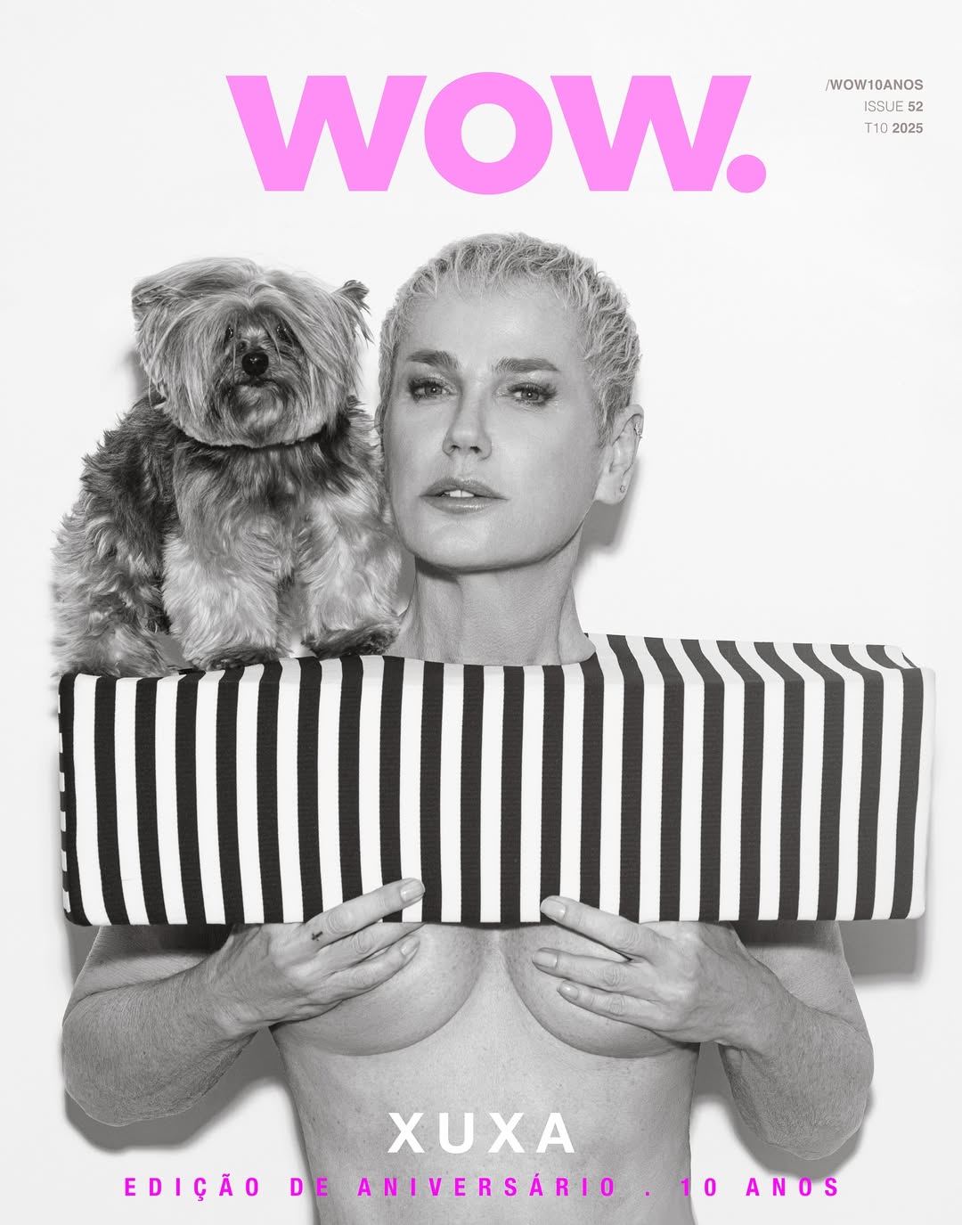 Xuxa Meneghel surpreende em ensaio de topless para revista; confira as fotos