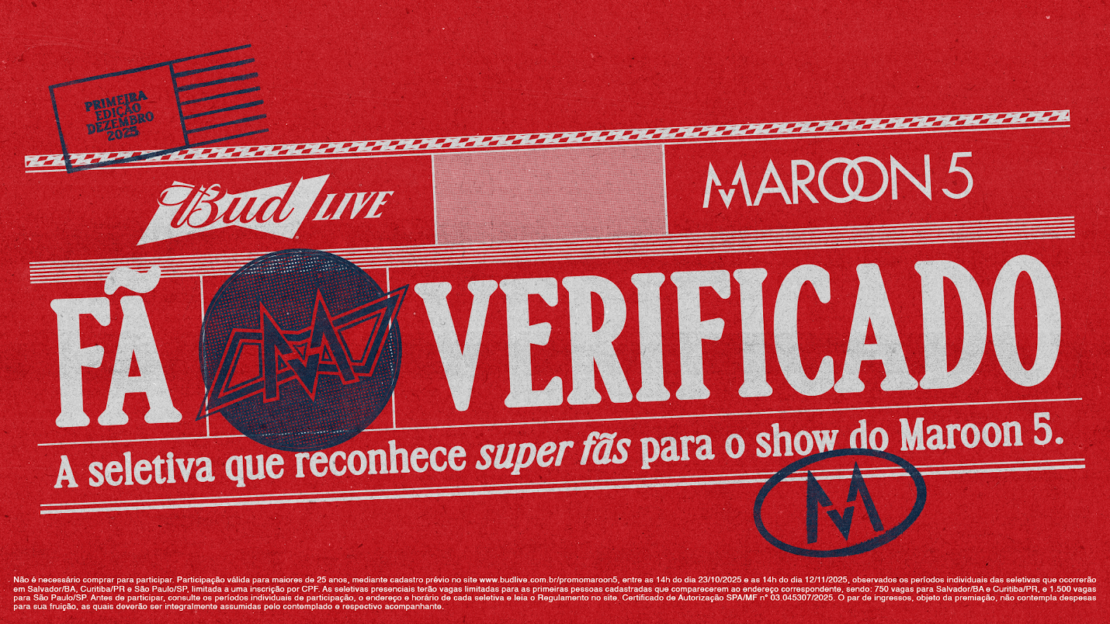 Saiba como retirar seu ingresso para show grátis do Maroon 5 em São Paulo