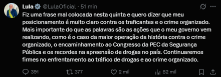 lula-volta-atras-apos-fala-sobre-traficantes-e-usuarios-de-drogas:-“frase-mal-colocada”