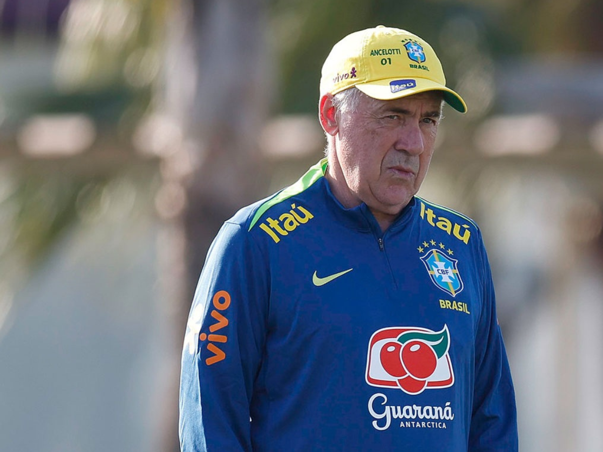 Filha de Ancelotti revela nova fase do técnico à frente da Seleção Brasileira