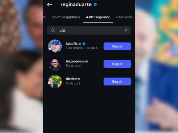ex-integrante-do-governo-bolsonaro,-regina-duarte-passa-a-seguir-lula-nas-redes-sociais