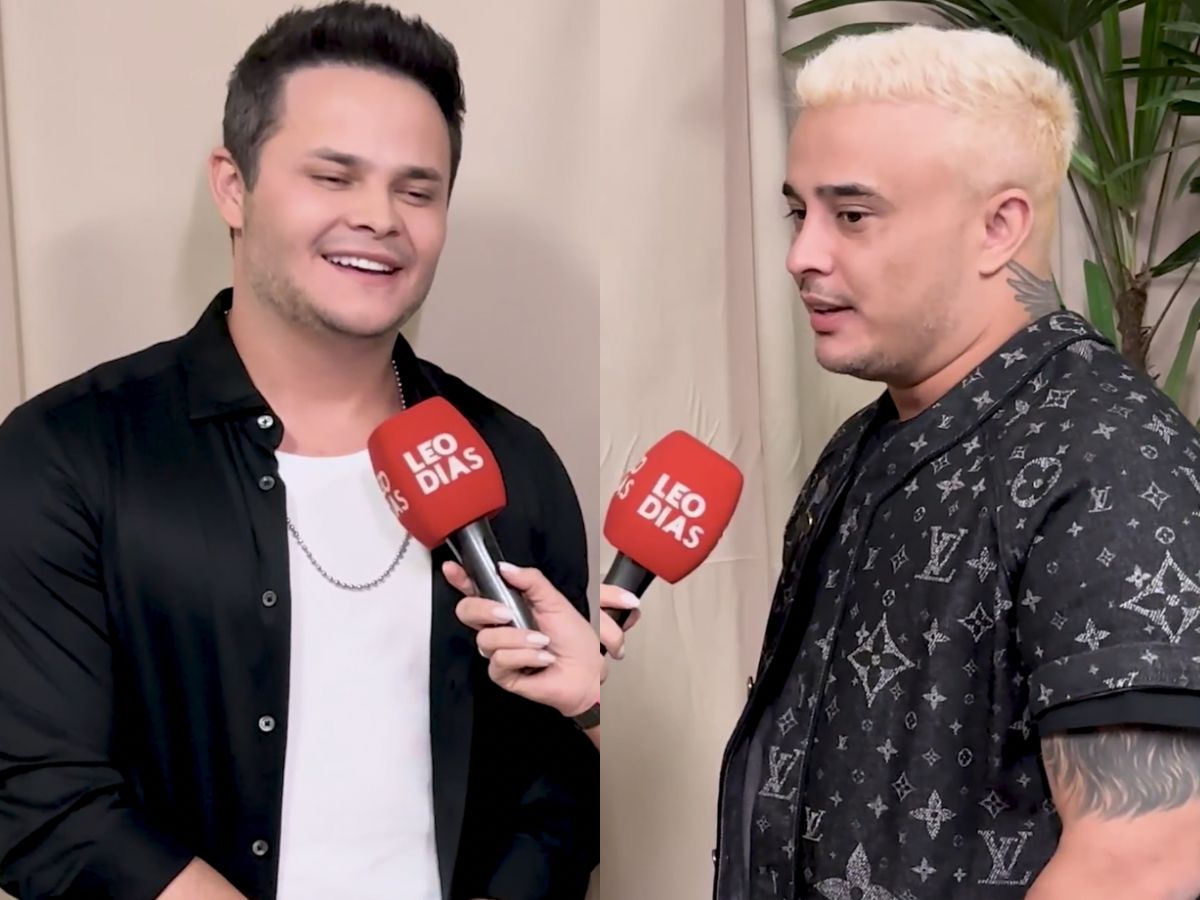 Matheus e Kauan celebram doações do público na ExpoMix e falam sobre o The Voice. Veja!