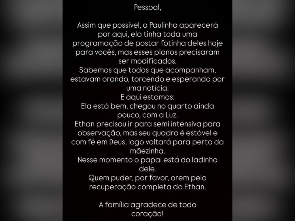 nascem-os-filhos-gemeos-da-ex-bbb-paulinha-leitte;-um-esta-na-semi-intensiva