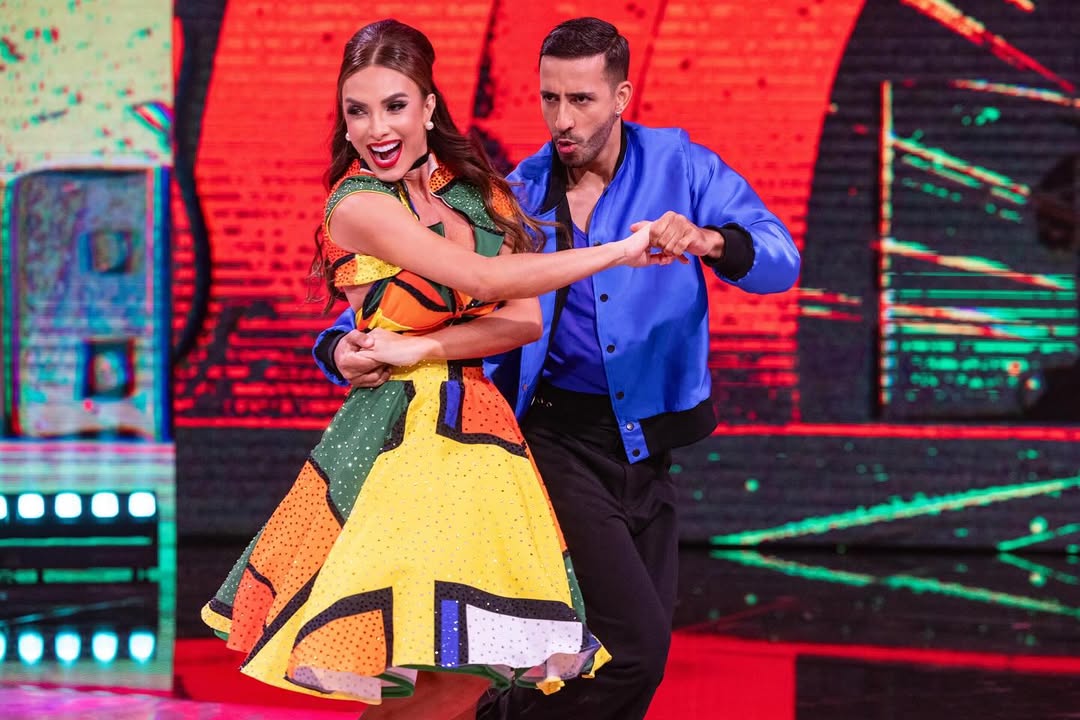Nicole Bahls rasga elogios para seu professor na “Dança” após reviravolta