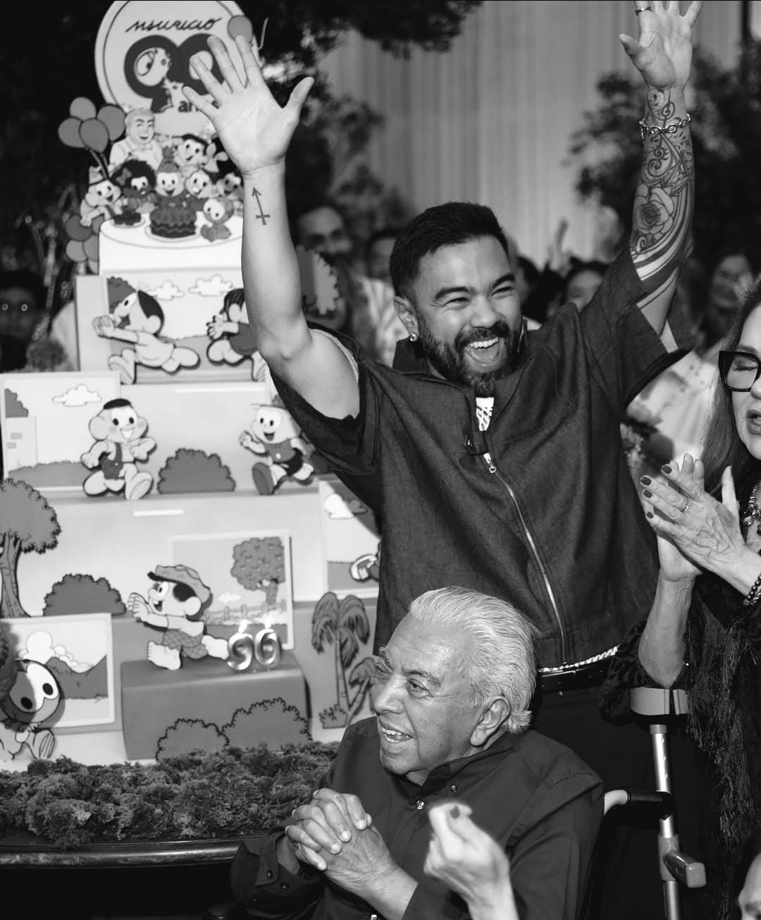 Comemorando 90 anos, Maurício de Sousa ganha festa intimista com tema “Turma da Mônica”