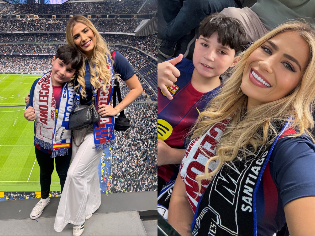 Irmã de Ze Felipe torce para o Barcelona em jogo contra Vini Jr. e nega indireta para Virginia