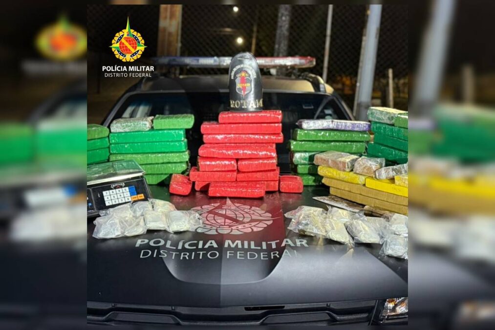 Baixa no tráfico: PMDF apreende drogas avaliadas em R$ 500 mil