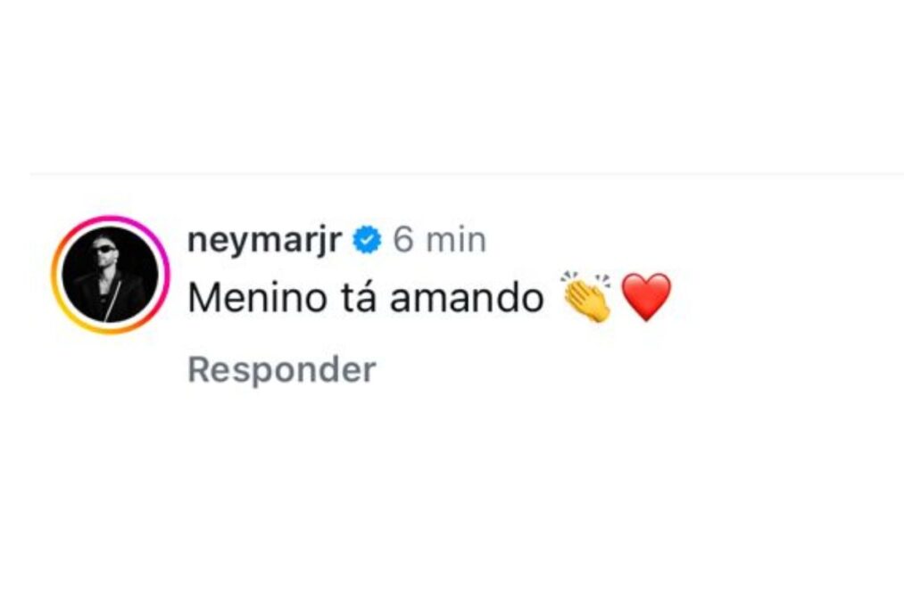 Confira como Neymar reagiu ao namoro entre Vini Jr. e Virginia