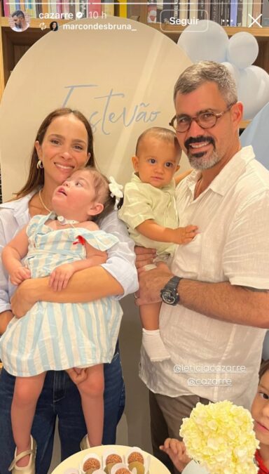 Juliano Cazarré celebra avanço no tratamento de saúde da filha: “A fé sempre me ajuda”