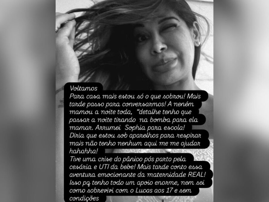 Maíra Cardi relata crise de pânico após nascimento da filha: “Maternidade real”