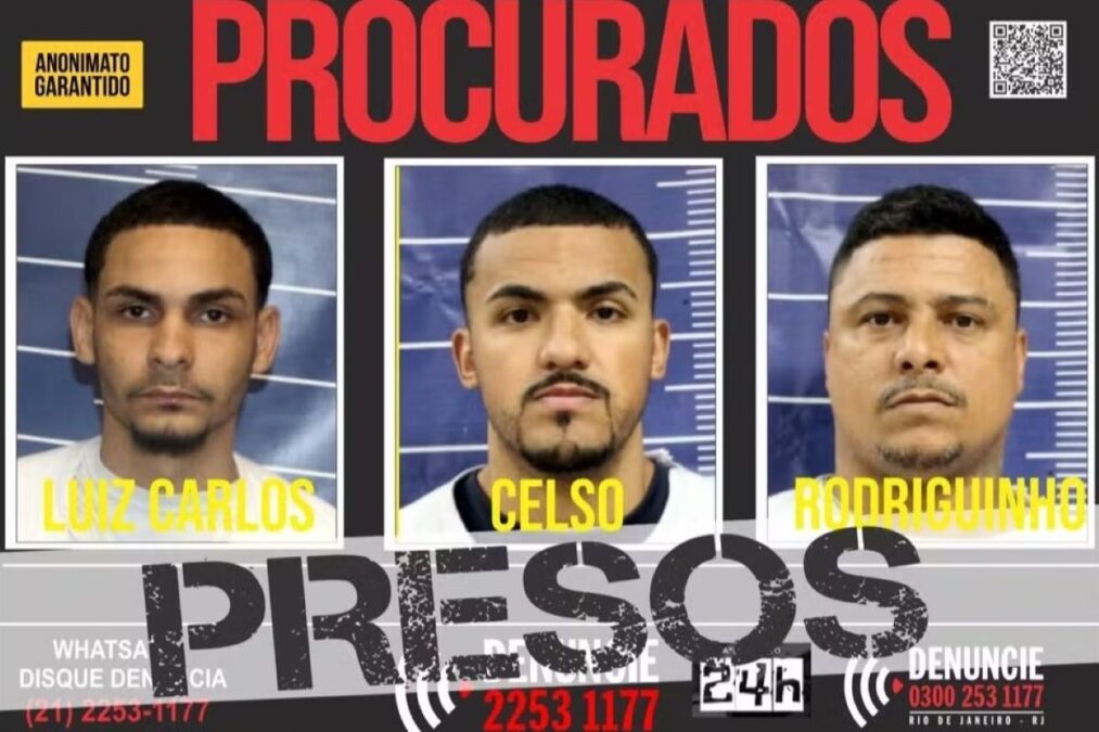 Disque Denúncia: polícia prende trio que fugiu de megaoperação no Rio