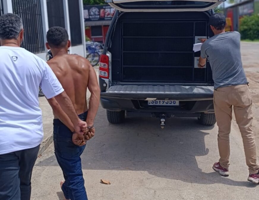 Suspeito de homicídio é preso ao tentar fugir da polícia em Tarauacá